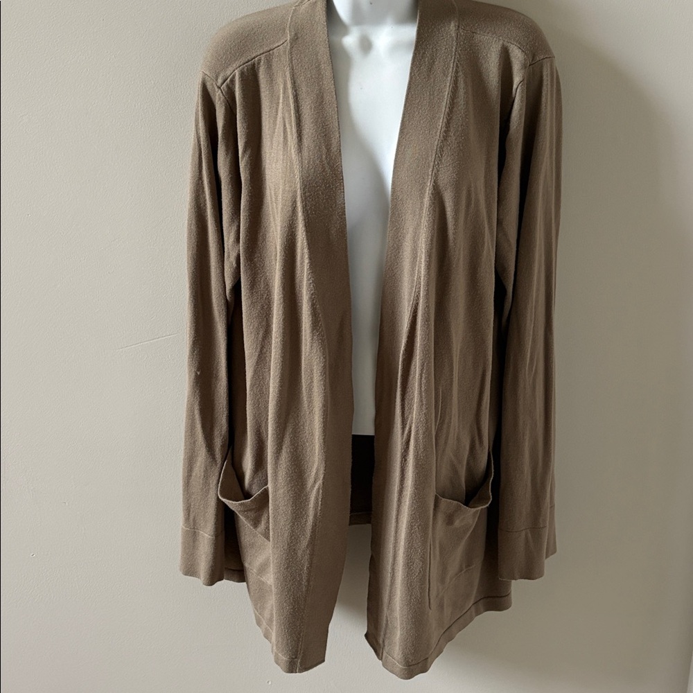 NORTH STYLE Long Open Cardigan, XL